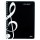 Treble Clef Soft Covers Notebook
