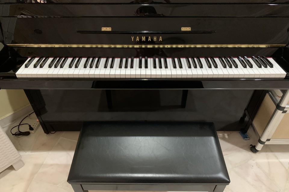 Yamaha JU109PE Used Piano ThePiano.SG