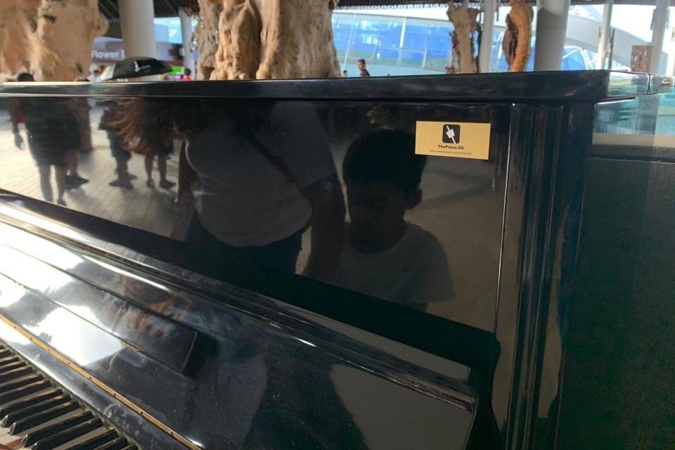 Upright Piano at Gardens by the Bay