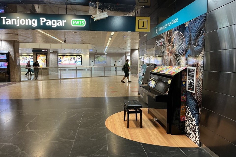 Tanjong Pagar MRT Public Piano