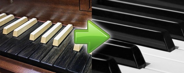 Piano's Black Keys Were White, and White Keys Were Black In The Past