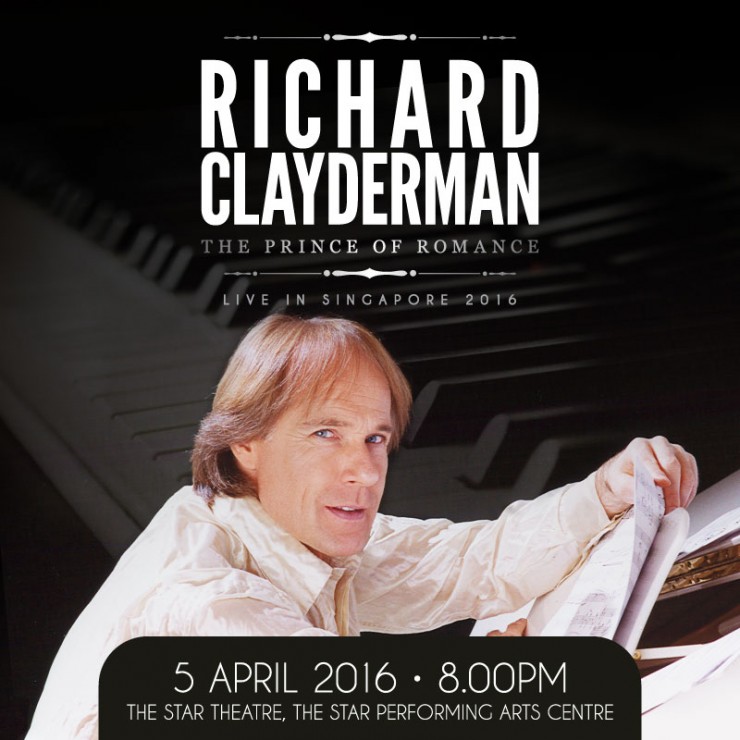 Richard Clayderman - The Prince of Romance, Live In Singapore 2016