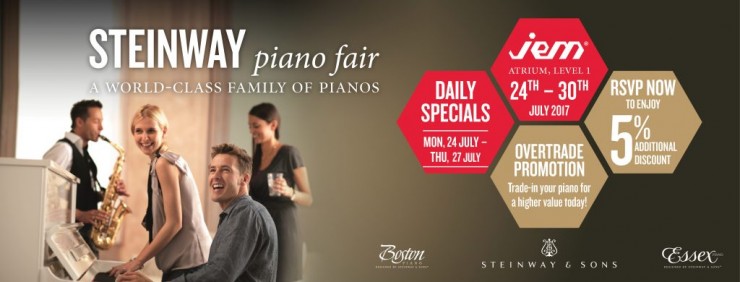 Steinway Piano Fair @ JEM Atrium