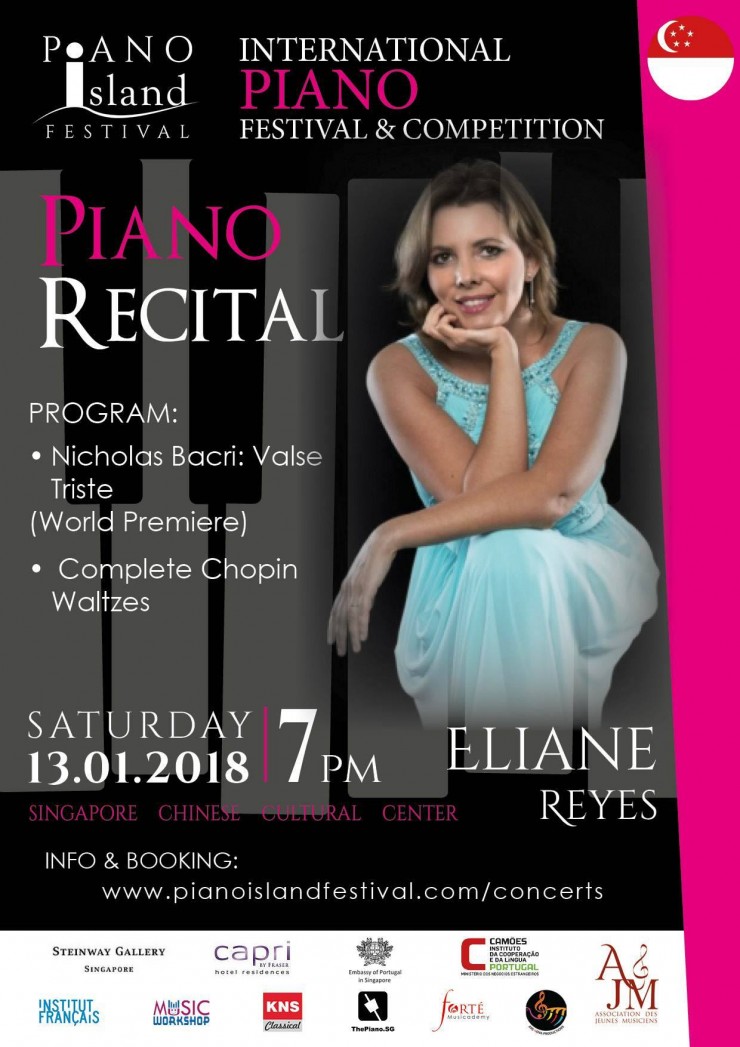 Piano Island Festival: Piano Recital by Eliane Reyes