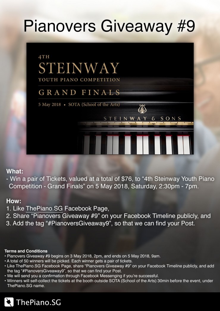 Pianovers Giveaway #9 Pianovers Giveaway #9