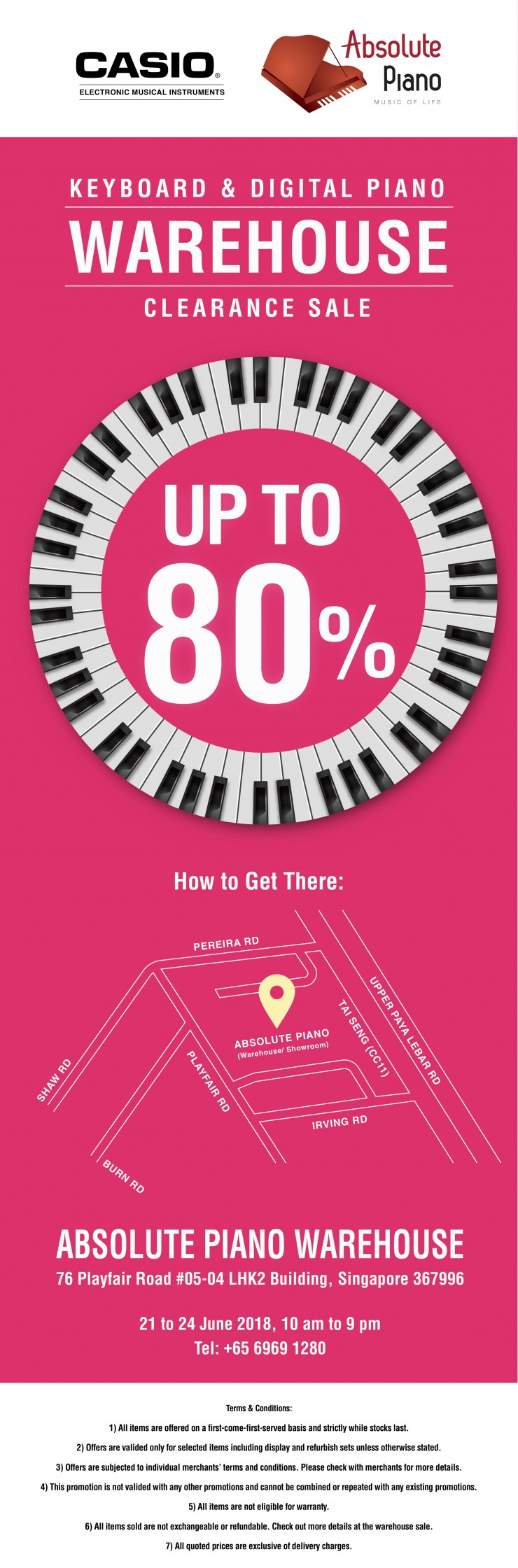 Keyboard & Digital Piano Warehouse Clearance Sale ThePiano.SG