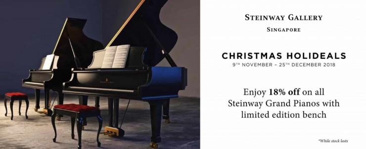 Christmas Holideals @ Steinway Gallery Singapore