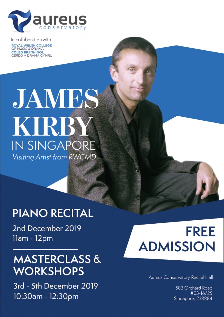 James Kirby in Singapore, Visiting Artist from RWCMD
