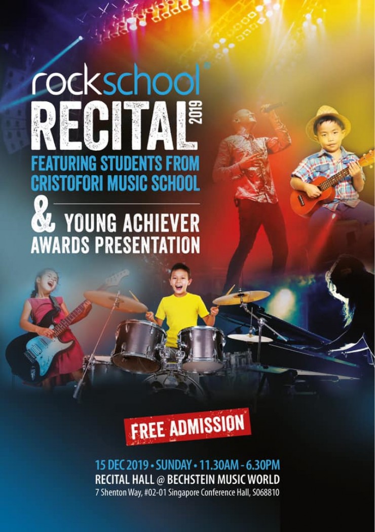 Rockschool Recital & Young Achiever Awards Presentation 2019