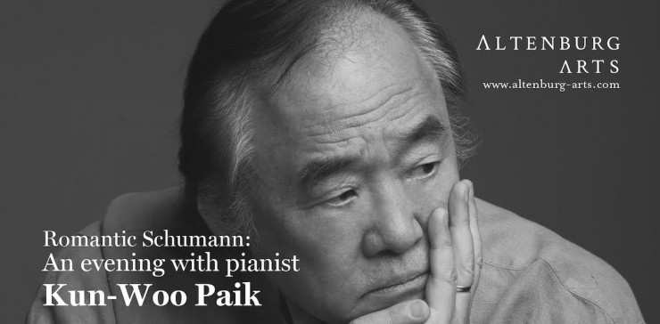 Romantic Schumann: An evening with pianist Kun-Woo Paik