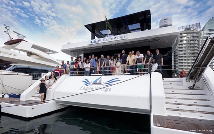 Pianovers Sailaway: ThePiano.SG’s inaugural yacht event