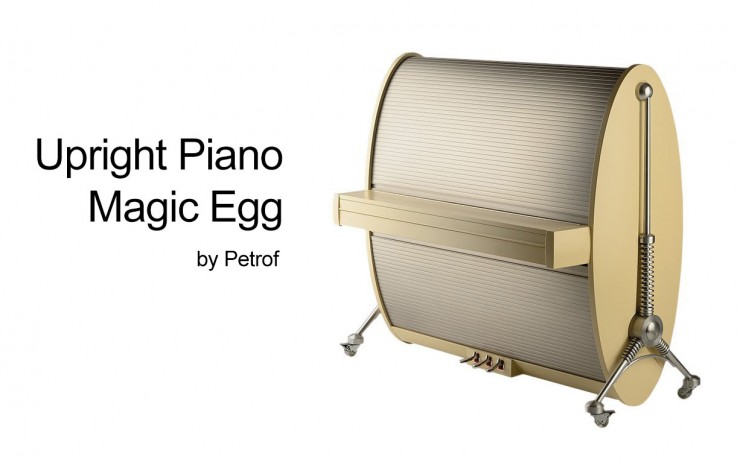 Petrof Upright Piano Magic Egg