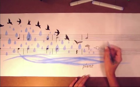 Music Painting Adds Artistic Dimensions To Beautiful Melodies