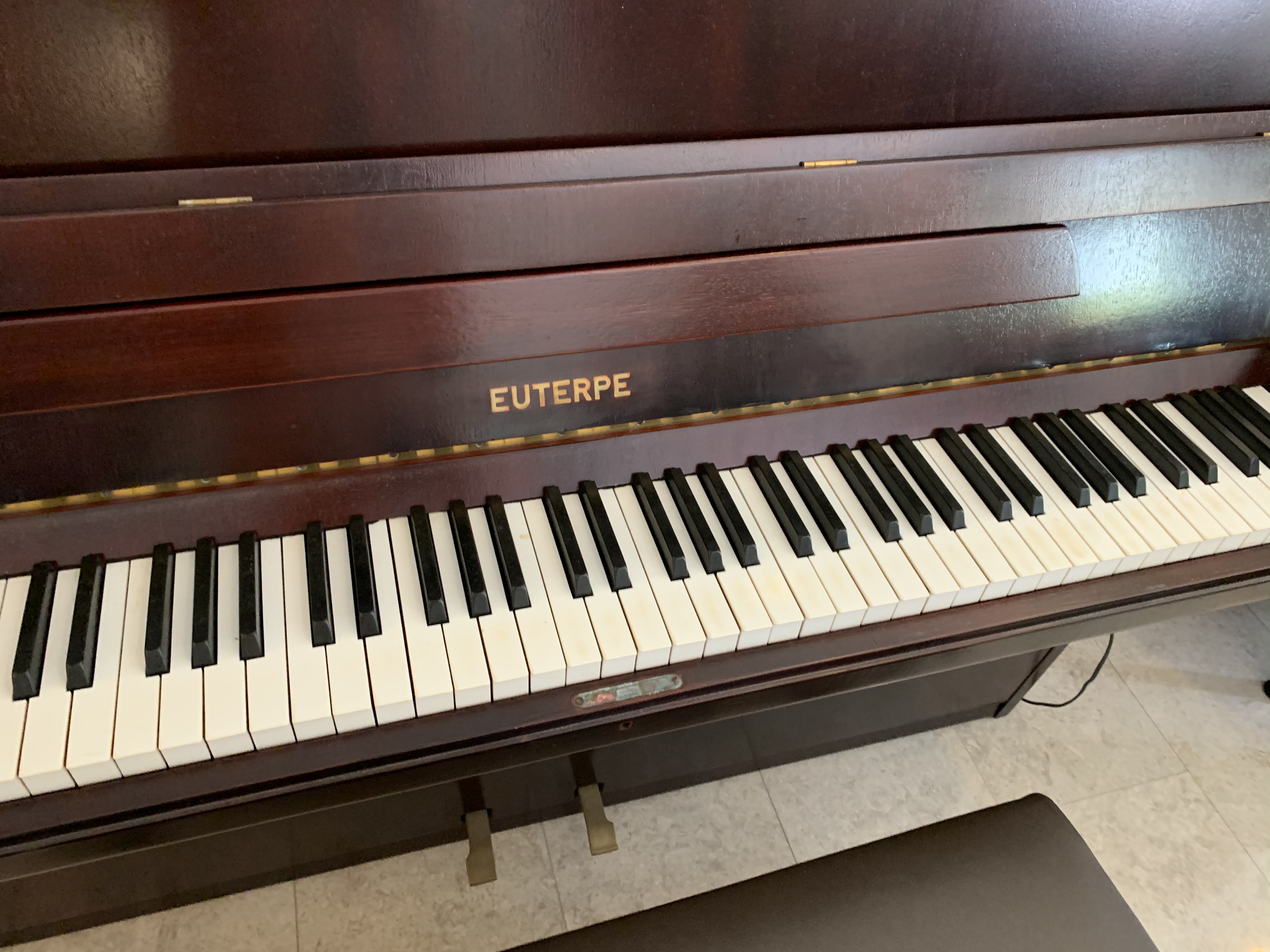 Euterpe German Upright Piano Used Piano ThePiano.SG