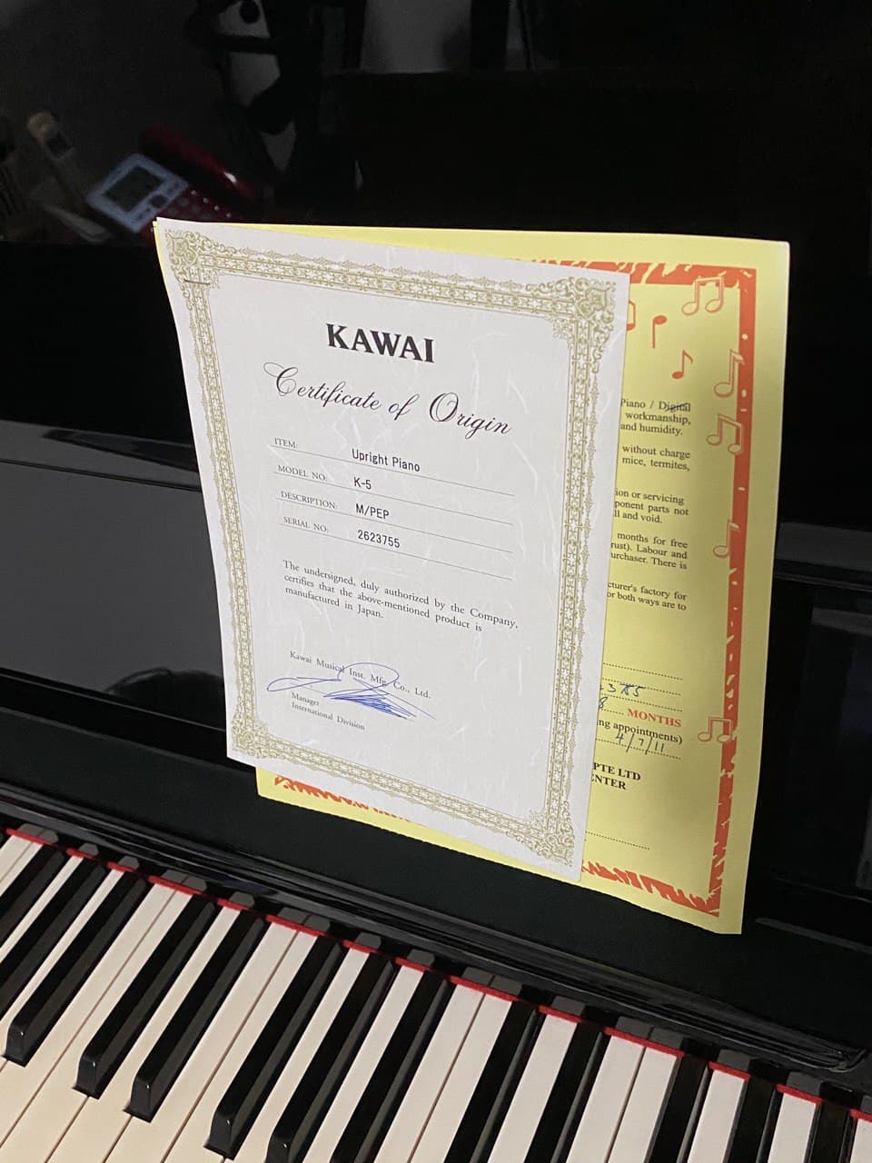 Kawai Upright Piano K5 made in Japan Exam Grade Used Piano ThePiano.SG