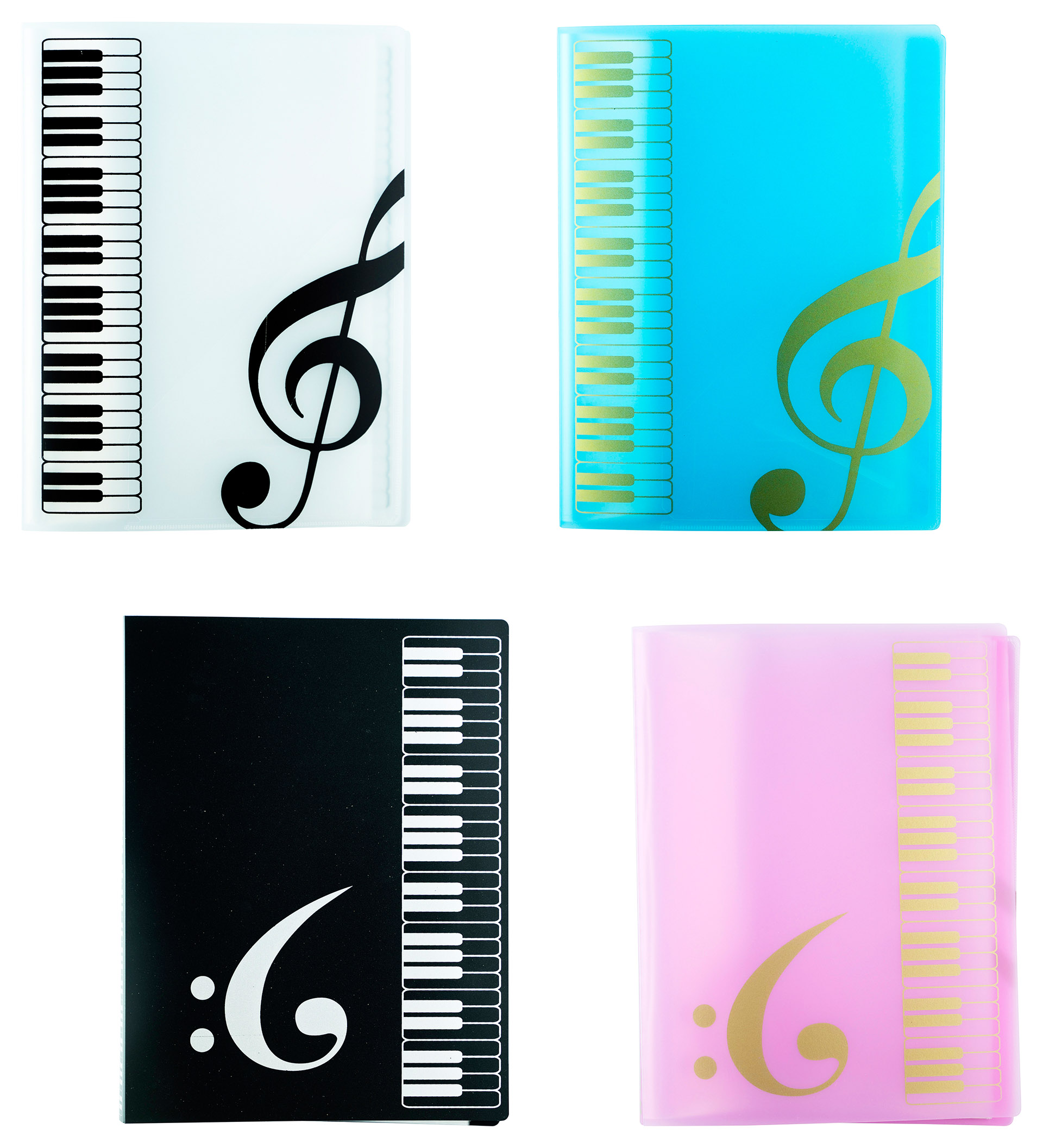 Plastic Music Book Folders A4 ThePiano.SG