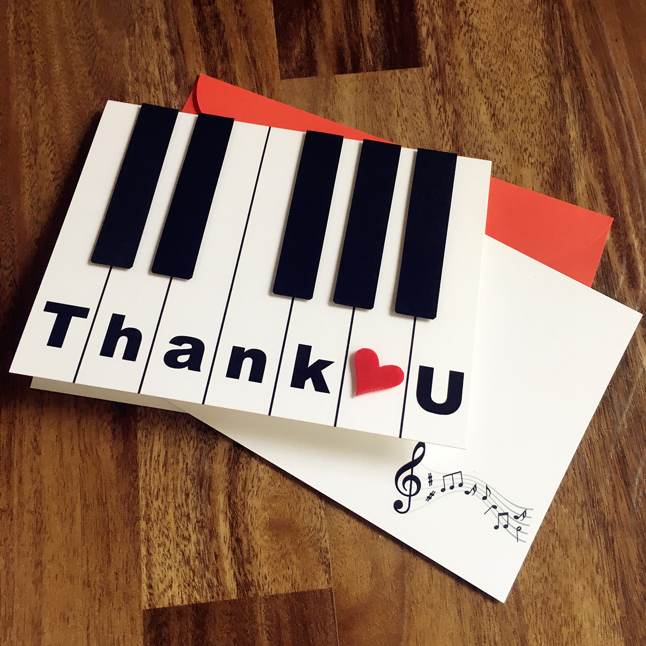 Piano Thank U Card | ThePiano.SG