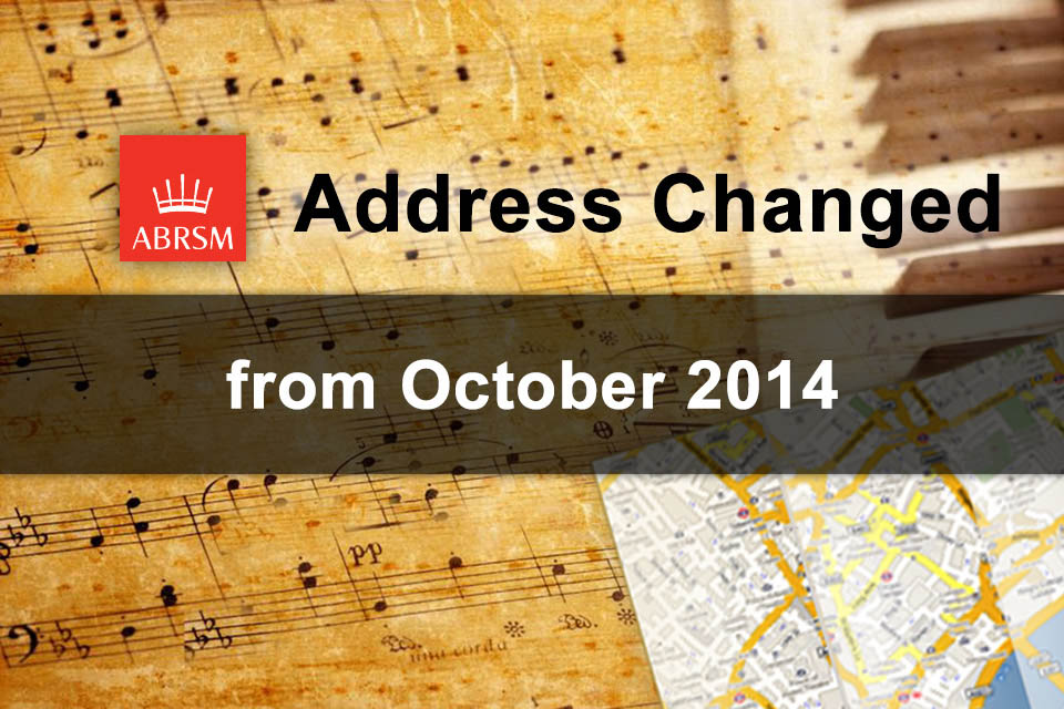 Change in Singapore ABRSM Representative Office's Address