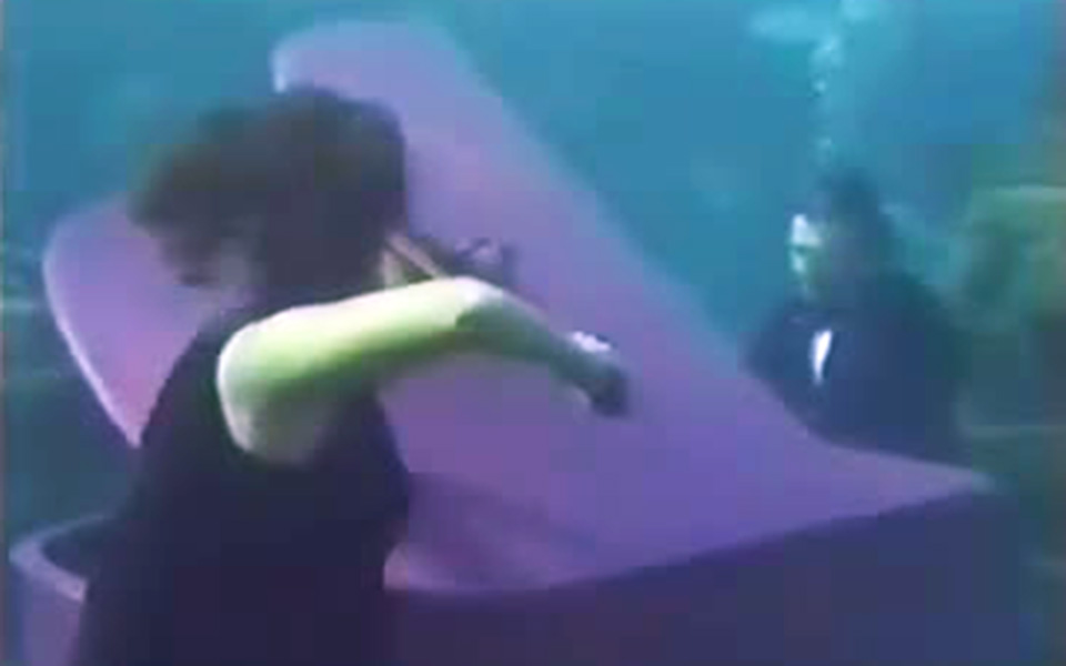 Playing The Piano Underwater