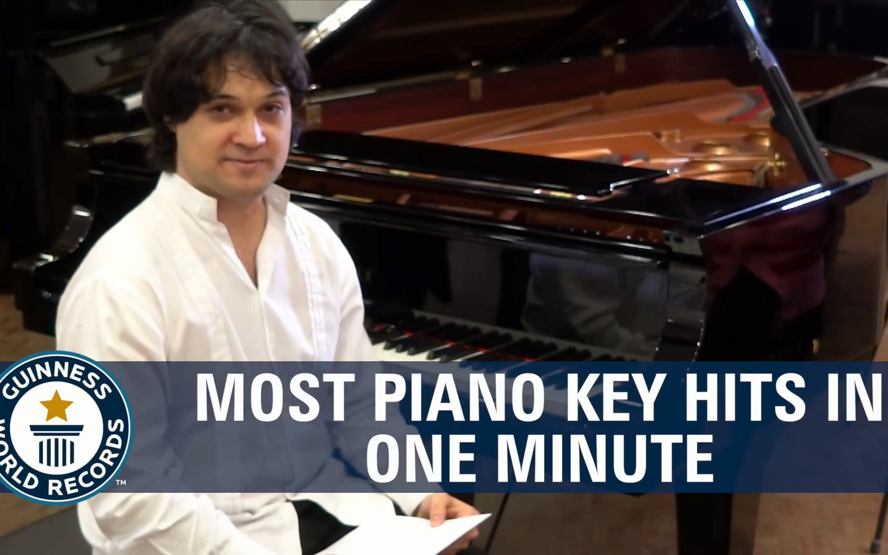 Most Piano Keys Hits In One Minute